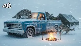 –71°C: An Elderly Man, a Husky, and a Fight for Survival Against the Storm and Wolves