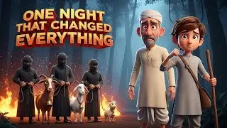 One night that changed everything 😱💥 || Urdu moral story cartoon || Cartoon town || 3D animation 