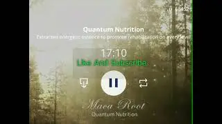 Maca Root Quantum Nutrition Music Therapy Energy Wave/ Subtle energy