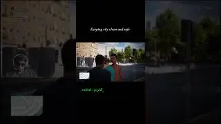 Keeping city clean and safe #twitch #gaming  #ytshorts #policesimulator #greenearth #globalwarming
