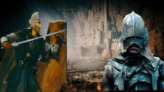 M2TW DaC v5.0 Gondor infantry vs black uruks (Пехота Гондора против черных уруков Мордора)