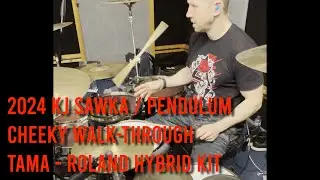 KJ Sawka Pendulum 2024 drum kit