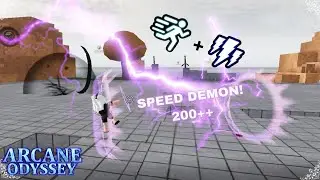 SPEED DEMON BUILD with a LIGHTNING MAGE! - ARCANE ODYSSEY
