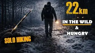 22 km winter hike & Cooking Noodles with Beef and Mushrooms
