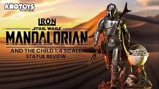 ANOTOYS REVIEW: MANDALORIAN AND THE CHILD 1:4 SCALE BY IRON STUDIOS | STAR WARS | GROGU | BABY YODA