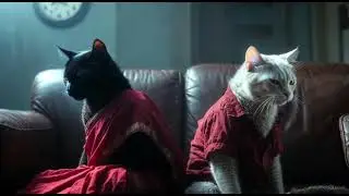 Mother cat left the child and die. Step mother behaviour story #bts #ai #aivideo #cayoperico #cat
