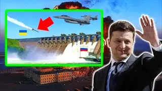 RUSSIAN Dam DISASTER 5 Minutes After Ukrainian Jet STRIKE