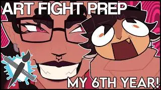 Planning for ArtFight 2026! [How I start to make my reference sheets + my goals]