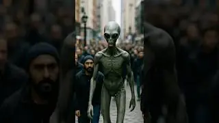 Real Alien in Time Square 😱 #usa #timesquarelive #horror #hfy
