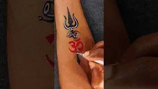 Mahashivratri Special: Trishul with Om Tattoo New Design Styles 🔱 🕉️ #tattoo #mahashivratri