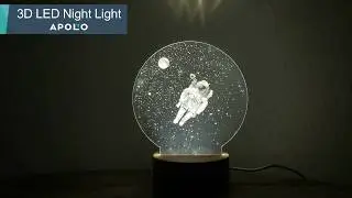 3D LED Night Light - Enchanting Lamp