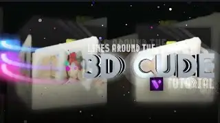 [Mobile] Lines around the 3d cube tutorial | Motion Ninja | #imactuallymilin #tutorial #motionninja
