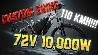 Custom 72V E-Bike Hits 111km/h &ndash; 9000w (Nearly Hit a Car)