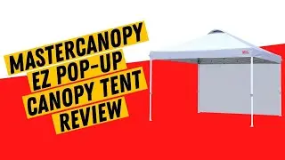 MASTERCANOPY Durable Ez Pop-up Canopy Tent with 1 Sidewall Review