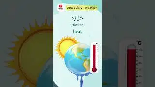 Learn Weather words in Arabic #arabic #arabiclanguage  #learnarabic  #speakarabic
