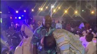 MOMENT SECULAR SINGER,SB USHERS OBESERE ON STAGE@POPULAR LAGOS LOUNGE OWNER,SIDOLAT'S BIRTHDAY PARTY