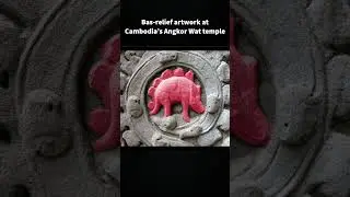Bas relief artwork at Cambodia&rsquo;s Angkor Wat temple  #ancientartifacts  #ancient