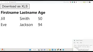 React.js Project to Export HTML5 Table to Excel File & Download it as Attachment in Browser Using JS
