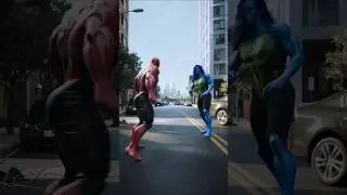 They came to fight, and she never holds back 💥 #SheHulkPower #femalehero