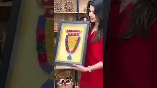 Traditional Nettipattam Frame Showcase | Kerala Wall D&eacute;cor by Angroos Handicrafts