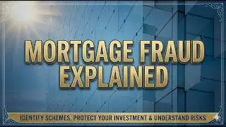 Mortgage Fraud (understanding the US real estate situation)