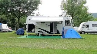 Wohnmobilhafen Schiedersee, Urlaub mit den Enkelkindern