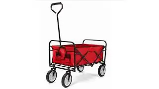 🐉 Merax Bollerwagen Faltbar, Outdoor Faltbarer Handwagen 🐉