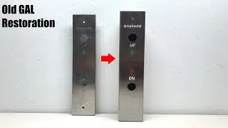 Restoring and Building an Old GAL Elevator Call Button