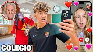 UNA AMIGA del NIÑO MESSI VE AL HOMBRE EXTRAÑO EN EL COLEGIO…