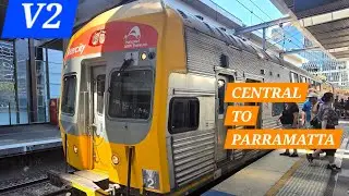 V Set Train Journey | Sydney Central to Parramatta | Driver&rsquo;s cab view 😀 