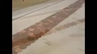 UK Penny Floor Project | Using 27,000 1 penny coins and creating a copper penny floor.