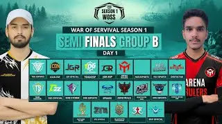 [URDU] 2025 PUBG MOBILE WAR OF SURVIVAL | S1 | SEMI FINAL GROUP (B) Day 1 | S9xBGN