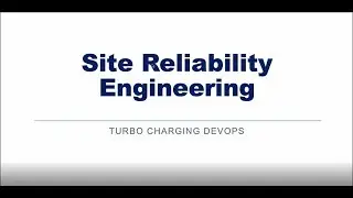 Site Reliability Engineering - Move beyond &ldquo;Administration&rdquo; and &ldquo;Operations&rdquo;