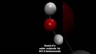 Sound of a Water Molecule