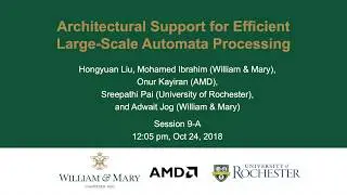 [MICRO 2018] Architectural Support for Efficient Large-Scale Automata Processing
