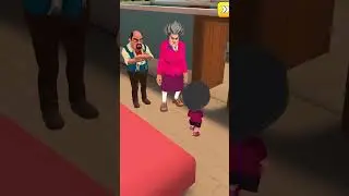 Fierce work inside the pillow 🤣 #gameplay #scaryteacher #malayalam