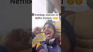 Arshdeep Singh reaction on Netflix Kantara😳😳 #arshdeepsingh #viralvideo #abhishek #indvsaus2025