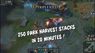 Abusing DARK HARVEST on Nidalee Jungle!