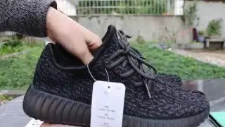 Yeezy 550 Boost Black HD Review From Trade666a.cn