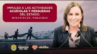 🔴 En vivo | Impulso a las actividades acuícolas y pesqueras en Minatitlán. 🌊🐟