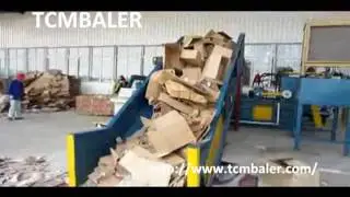 Horizontal Corrugated Carton Baler