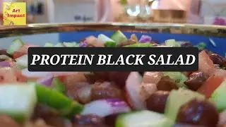 Protein Black Salad ll Black Chana Bengal Gram Salad