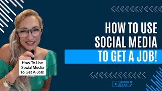 HOW TO USE SOCIAL MEDIA TO GET A JOB 📲