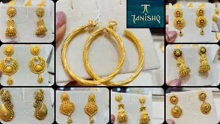 Tanishq HUGE 💕Earrings collection with price | Tanishq 22kt gold earrings designs | Tanishq Earrings