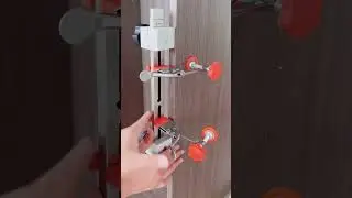Wardrobe slide installation auxiliary tools #tools