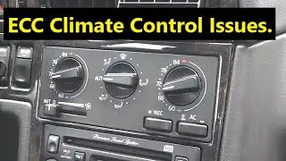 Volvo 850 ECC climate control issues could be just stuck, a glitch, need codes cleared, etc. - VOTD