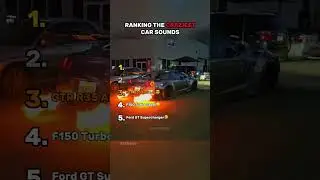 Ranking The Best Car Sounds!!!