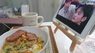 Daily life vlog: Daily life in home quarantine｜Eating alone｜Happy unpacking of packages｜Thick omele