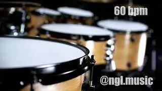 Simple Straight Rock Groove - Ritmo Sencillo Rock 60 bpm