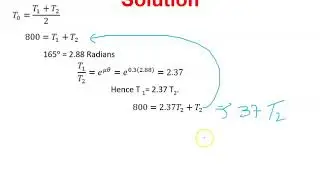 Belt Drives Example 2